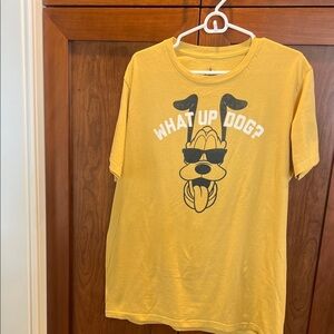 Disney Goofy Beige Cotton Tee Large